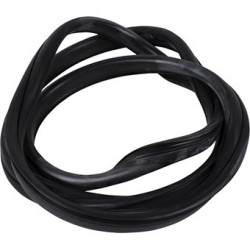 Scheibendichtung, hinten, mit Nut für Zierleiste