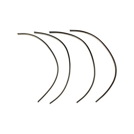 Zierleistensatz für Radlauf mit Montageteile, 4 Stück, Chrom