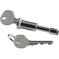 Lock cylinder with key