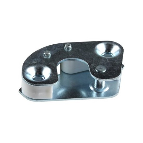 Schliessplatte für Tür, rechts. Passt auch für 1973-89 Modelle, aber diese war Original gelbchromatiert