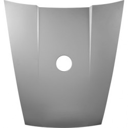 Haube, vorne, Aluminium mit Stahlrahmen, mit Loch in der Mitte für Kraftstoffeinfüllung "RSR Look"