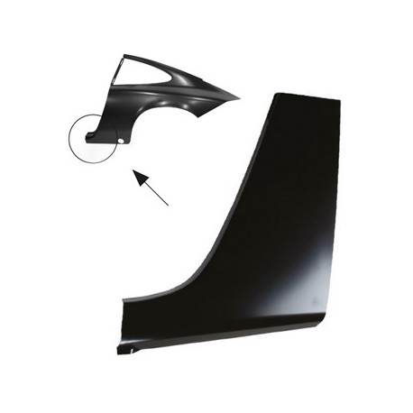 Reparationsblech für Hinterecke, vorne, links