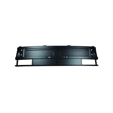 Rear cross panel with cut outs for tail lights