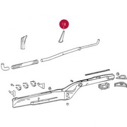 Verstärkungsblech, innen, links. Zum Anschweissen am Radkasten