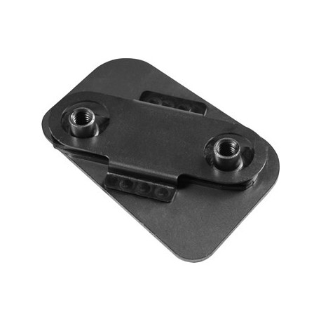 Türschloss-Montageplatte, ohne Lackierung, links