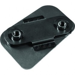 Türschloss-Montageplatte, ohne Lackierung, rechts