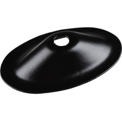 Sicherheitsgurtschulterbefestigungstasse (ohne Blech), schwarz lackiert