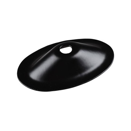 Seat belt shoulder mount cup (without plate), rear, black painted