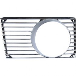 Gitter mit Loch für Nebelscheinwerfer, vorne, Chrom, links