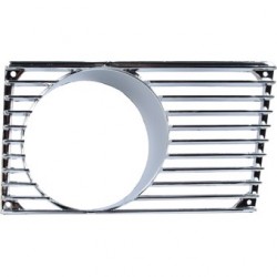Gitter mit Loch für Nebelscheinwerfer, vorne, Chrom, rechts