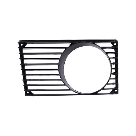 Gitter mit Loch für Nebelscheinwerfer, vorne, schwarz, links