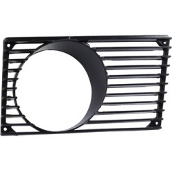 Gitter mit Loch für Nebelscheinwerfer, vorne, schwarz, rechts
