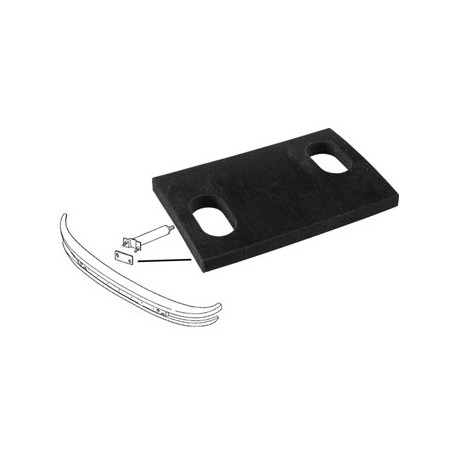 Rubber base seal for bumper shock