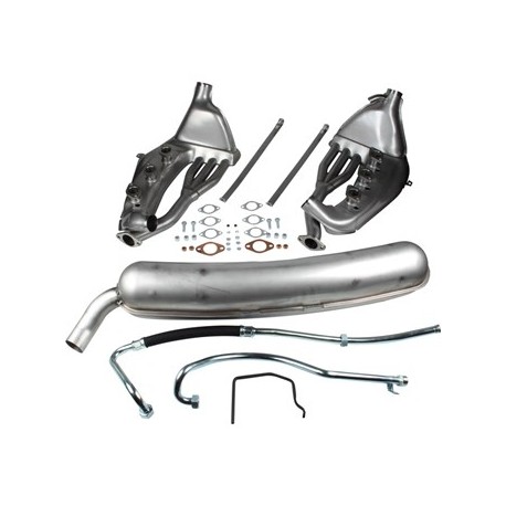 Exhaust conversion set, free-flow, with 60 mm tail pipe
