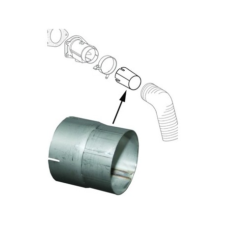 Rohrstutzen, Heizklappenkasten, Edelstahl, SSI