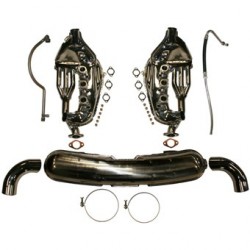 Exhaust conversion set, free-flow, with loose 84 mm tail pipes