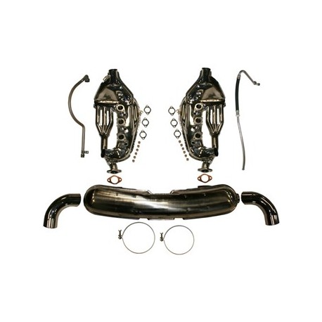 Exhaust conversion set, free-flow, with loose 84 mm tail pipes