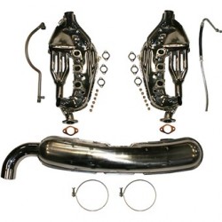 Exhaust conversion set, free-flow, with 84 mm tail pipe (built-in modification needed)