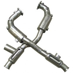 Katalysatorsatz, Sport, Leerkat, Edelstahl