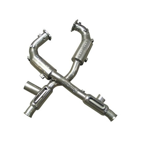 Katalysatorsatz, Sport, Leerkat, Edelstahl