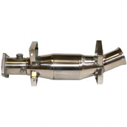 Catalytic converter, Sport, Stainless Steel, polished