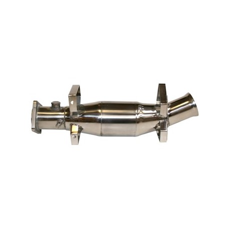 Catalytic converter, Sport, Stainless Steel, polished
