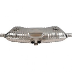 Schalldämpfer, Sport, OE Style, ohne Endrohre, mit TÜV, Edelstahl