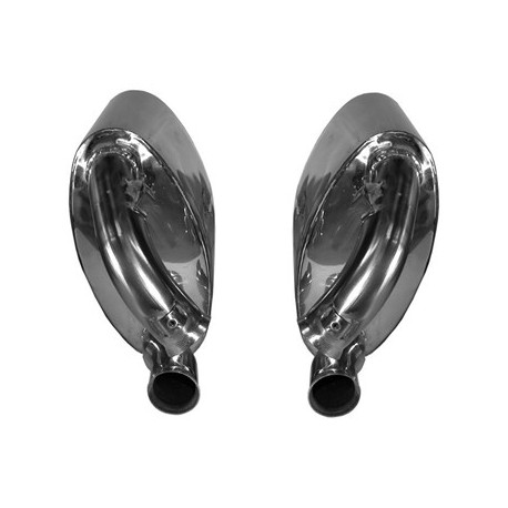 Ljuddämpare, Sport, Set, Rostfritt, Polerat