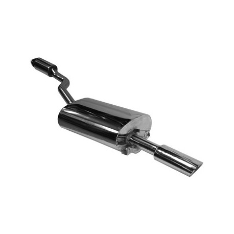 Ljuddämpare, Sport, Rostfritt, Polerat