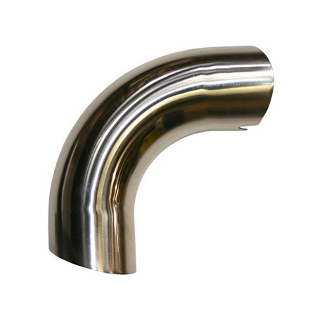 Löst Ändrör, 84 mm, rostfritt, vänster, polerat. Svetsas,