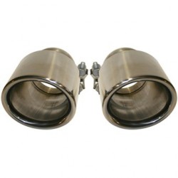 Endrohrsatz, links/rechts, Edelstahl