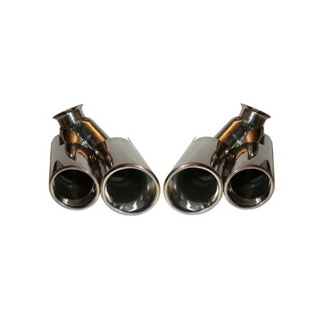 Ändrör, Set, Turbo Look, Rostfritt