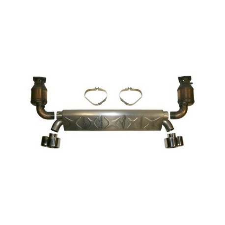 Schalldämpfersatz, Sport, mit Katalysator und Endrohr