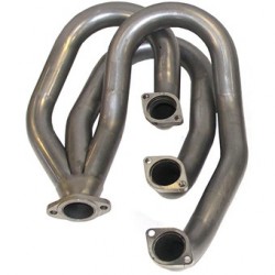 Exhaust racing heat exchanger without heating function, Ø45 mm aussen, Edelstahl, links. Modifikation kann erforderlich sein.