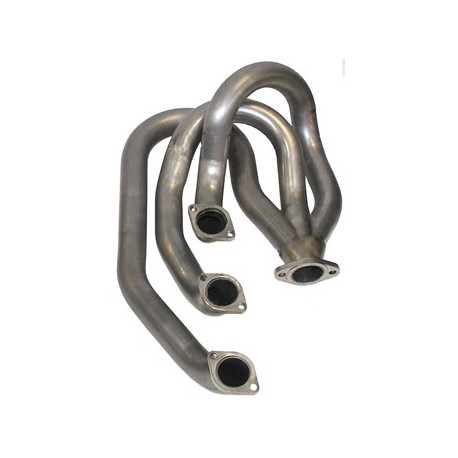 Exhaust racing heat exchanger without heating function, Ø45 mm aussen, Edelstahl, rechts. Modifikation kann erforderlich sein.