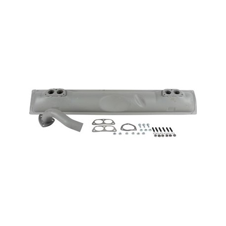 Schalldämpfer, hinten, komplett mit Ø45 mm Endrohr und Montiersatz