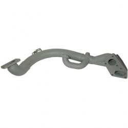 Turbo Bypass Rohr, Edelstahl, grau