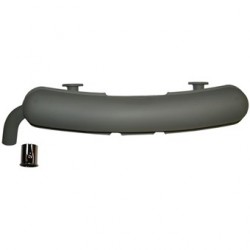 Schalldämpfer, hinten