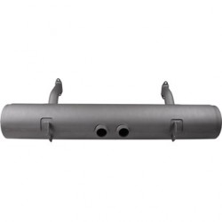 Schalldämpfer, hinten