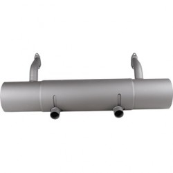 Schalldämpfer, hinten