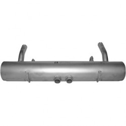 Schalldämpfer, hinten, Edelstahl
