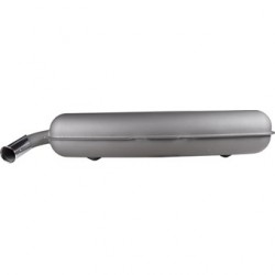 Schalldämpfer hinten mit Ø57 mm Endrohr . Mit TÜV