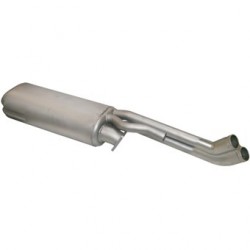 Schalldämpfer, hinten, Edelstahl