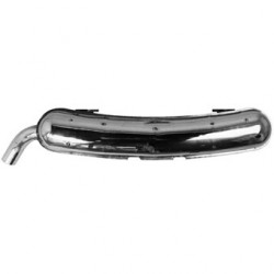 Schalldämpfer, hinten, Edelstahl