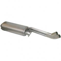 Schalldämpfer, hinten, Edelstahl