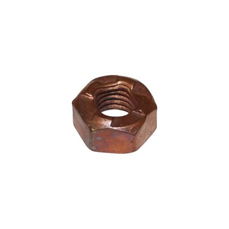 Lock nut, M8x1.25, CU plated